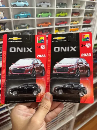 Miniatura Chevrolet Ônix 2023 Preto CKS 1/64