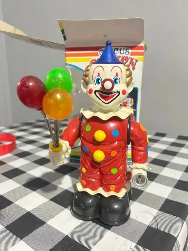 Brinquedo antigo anos 80 Circus Clown