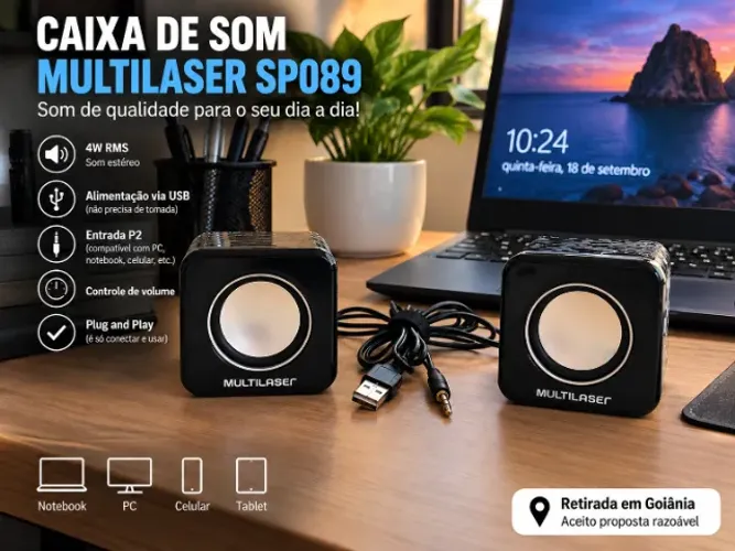 Caixa de som Multilaser SP089
