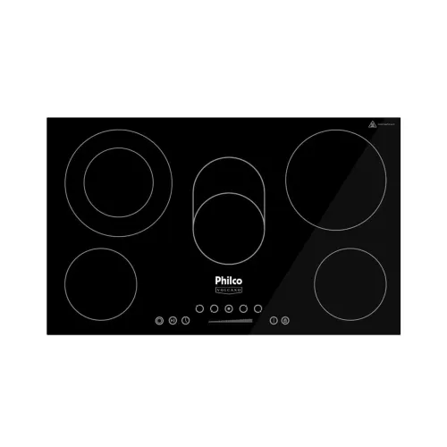 Cooktop 5 Bocas Elétrico Philco Volcano PCT55VC - 220V