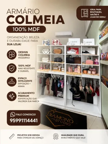 Móveis pra loja projetados
