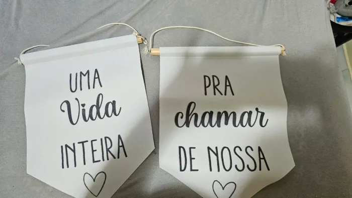 Par de flamula para casamento