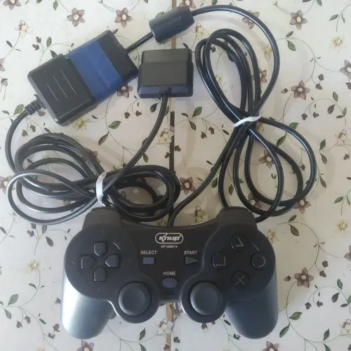 Controle Knup PS1/PS2 + Extensor do Cabo.