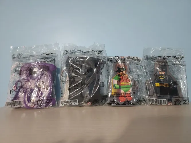 LEGO Batman Movie McDonalds 2017 - 4 Itens da Coleção Oficial