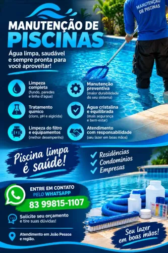 Manutenção de piscina