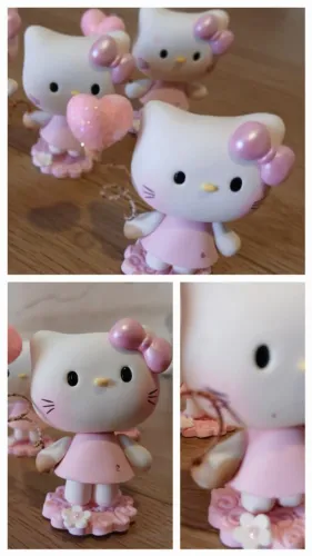 VENDO 5 Miniaturas Hello Kitty em Biscuit 