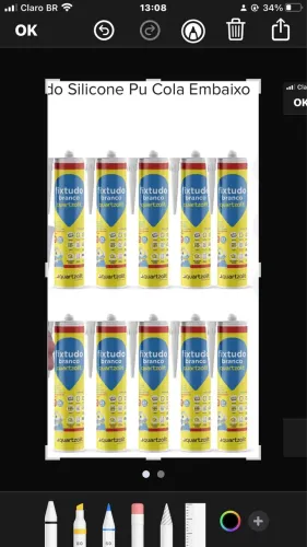 Kit 10x Selante Fixtudo Silicone Pu Cola Embaixo D'agua  350,00