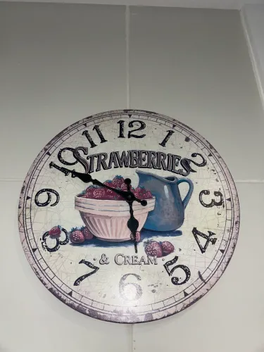 Relógio vintage de cozinha