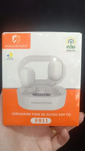 Fone de Ouvido Bluetooth Visor Led Sem Fio H'maston F911 Loja Coimbra Entregamos