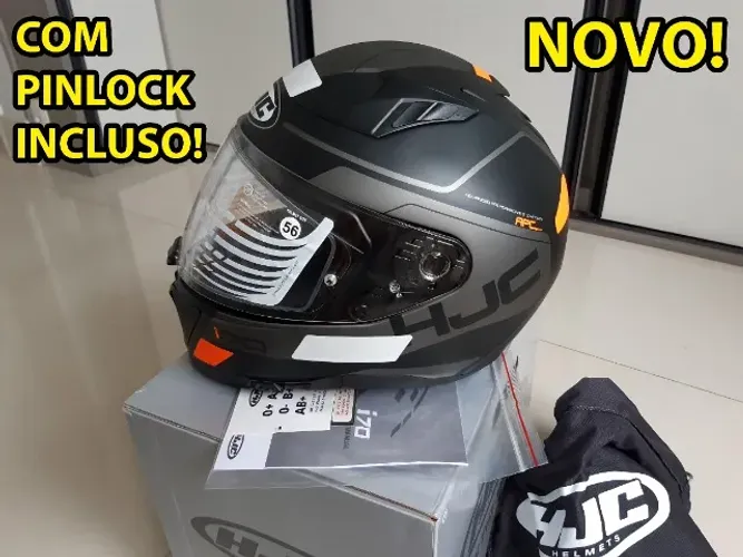 Capacete HJC i70 Novo! Tam.56 + Película Pinlock!