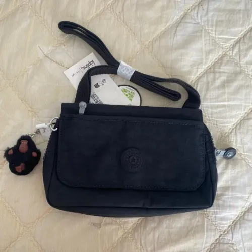 Bolsa Kipling Preta Pequena - Tiracolo - ORIGINAL