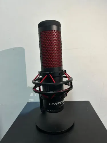Microfone Condensador Gamer HyperX QuadCast USB