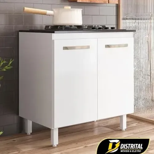 Balcão Para Cooktop Fit 80 2 Portas 4 Bocas Oferta