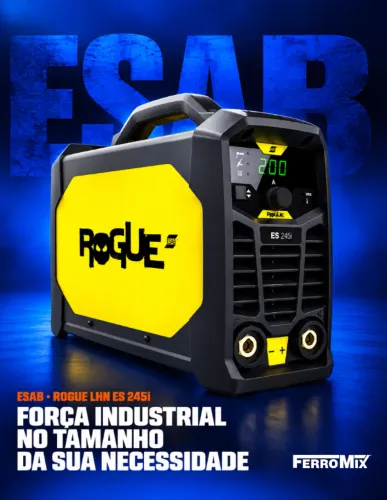 Máquina de Solda Inversora ESAB Rogue LHN ES245i - Parcelado em Até 10x