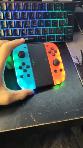 JoyCon Nintendo Switch Com Leds