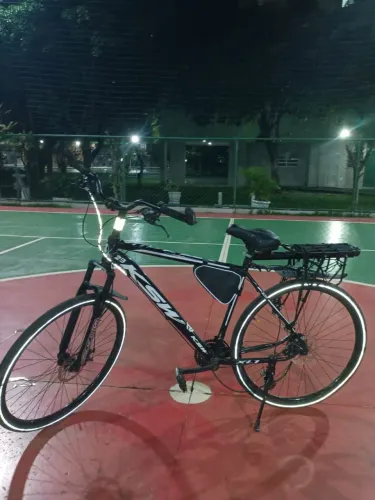 Bicicleta ksw 24 marchas preta