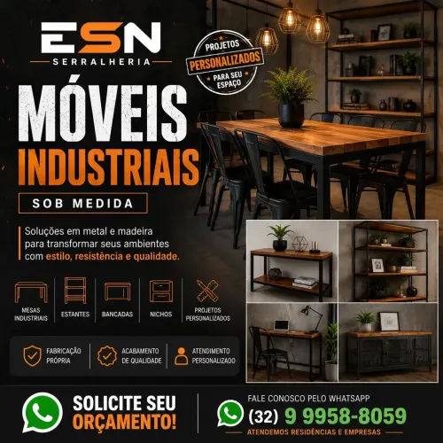 Serralheiro em Geral ESN(telhados,portao,grade,moveis industriais ,carretinhas...)