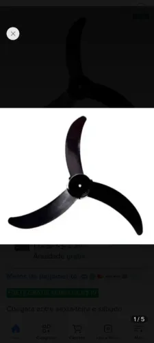Hélice do ventilador Ventisol vop60 60cm