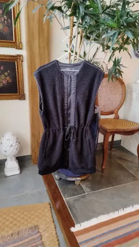Maxi Colete Teddy Preto da Live!