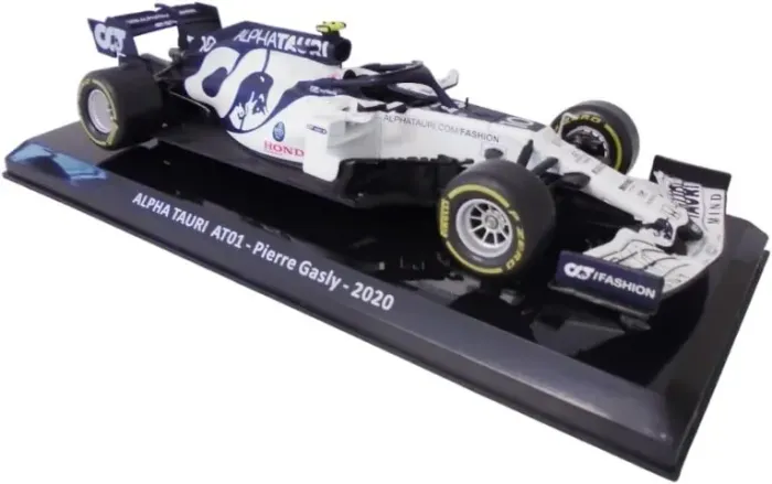 Miniatura F1 1/24 Alpha Tauri AT01 2020 - Pierre Gasly - Nova / Lacrada