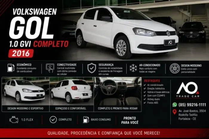 Volkswagen Gol Geração VI Special 1.0 8V Total Flex Mec. 4P 2016