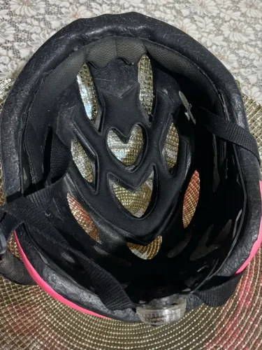 Capacete e capa de selim para Bike 