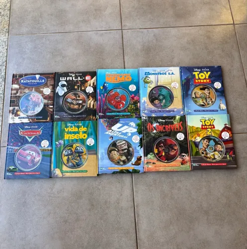 Coleção Completa Disney Pixar Para Ler e Ouvir com CDs Editora Abril
