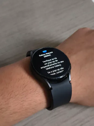 Samsung Galaxy Watch 4 40mm BT Preto - Completo na Caixa (Urgente)