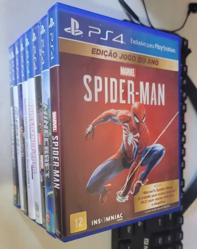 Homem Aranha Playstation 4 Dublado Português Original em Perfeito Estado - Spider-Man PS4
