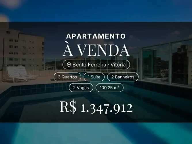 Seu Novo Lar: Apartamento Moderno de 3 Quartos em Bento Ferreira