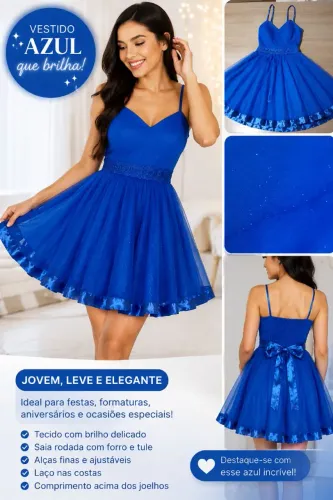 Lindo vestido curto - Festa