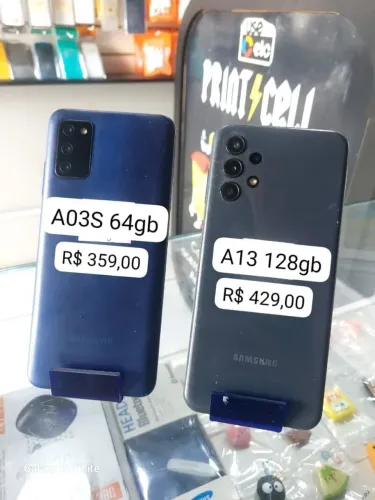 A13 128gb e A03s 64gb