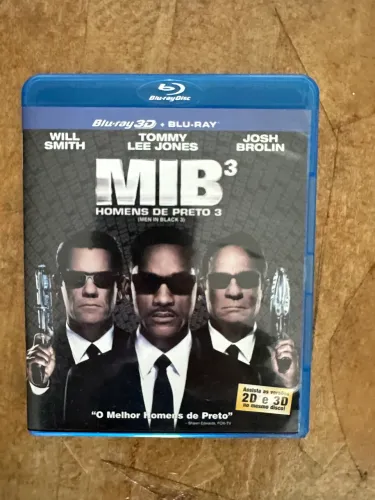 Bluray e DVD filme MIB 3 original