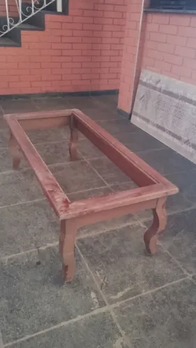 Mesa centro madeira maciça