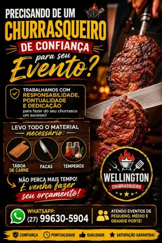Churrasqueiro para seu Evento