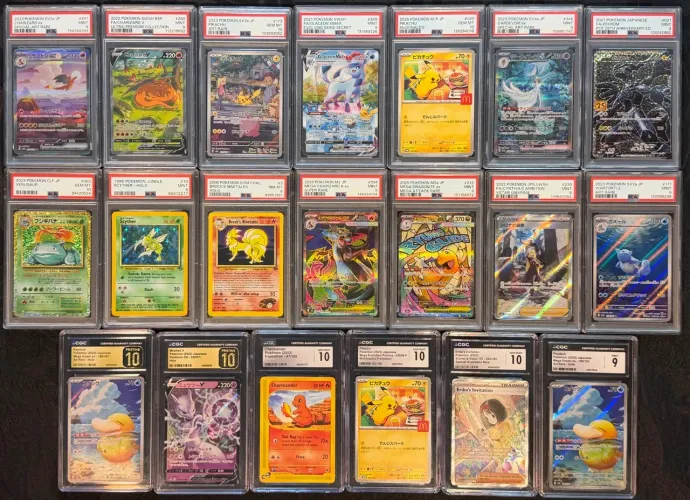 Cartas de Pokémon graduadas