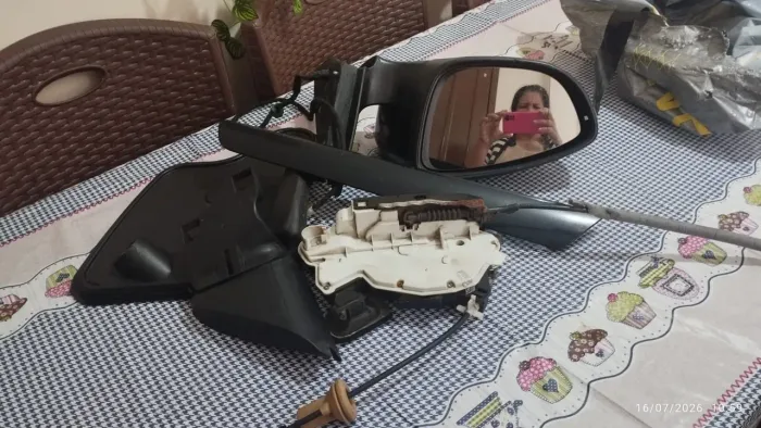 Retrovisor elétrico do Jetta com seta,lado motorista