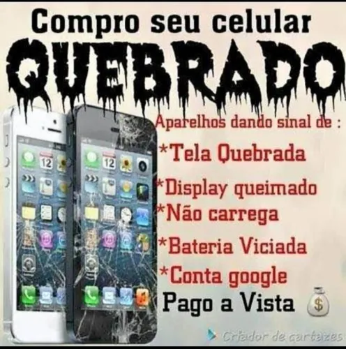 Celulares quebrados