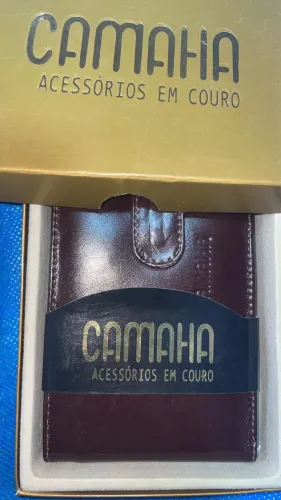 Carteira de couro camaha