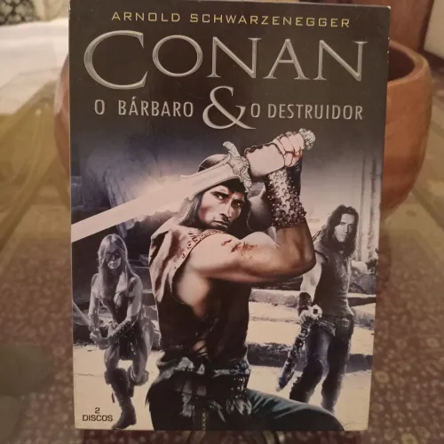 DVD box 02 filmes Conan o bárbaro,  Conan o destruidor