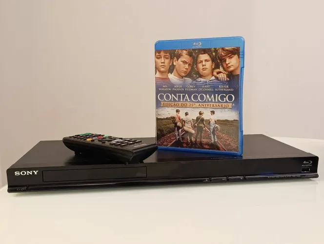 Blueray Reprodutor Sony Mod. BDP-S380 com filme "Conta Comigo" de brinde
