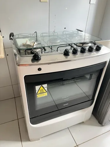 Fogão Consul 5 Bocas Inox com Forno - Funcionando Perfeitamente