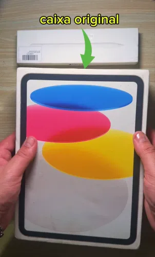 Apple iPad 10ª Geração 64GB Prata Wi-Fi + Apple Pencil (Usado, como novo)