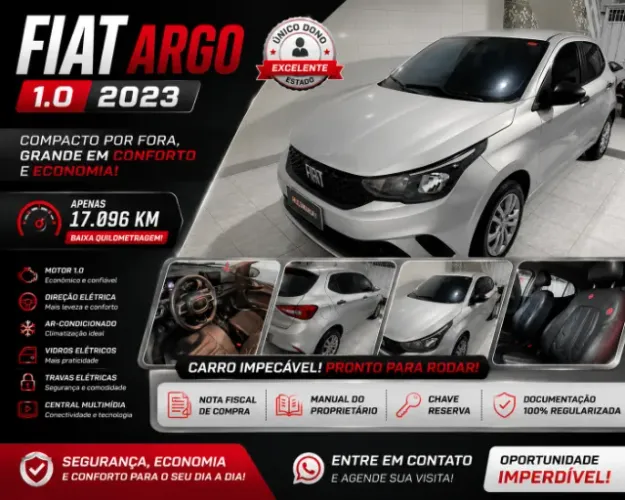 Fiat Argo 1.0 6V Flex. 2023