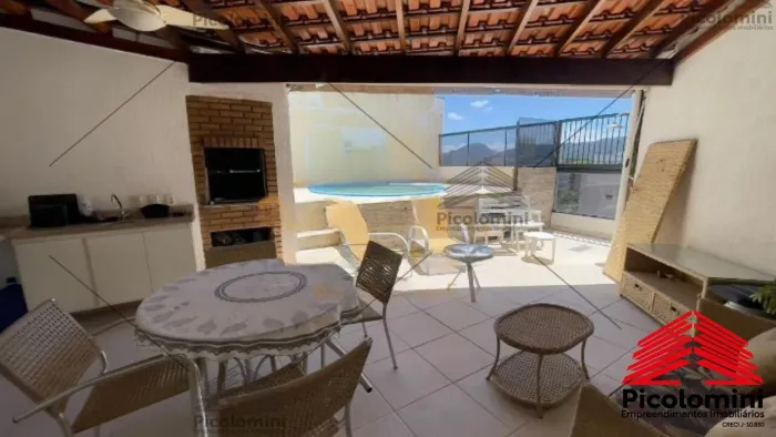 Apartamento cobertura penthouse a venda com 210 m², Enseada Guarujá, 3 suítes, piscina pri