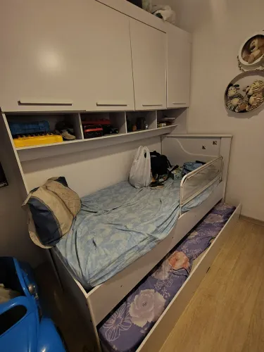 DESAPEGO CAMA solteiro+ cama auxiliar e armários 