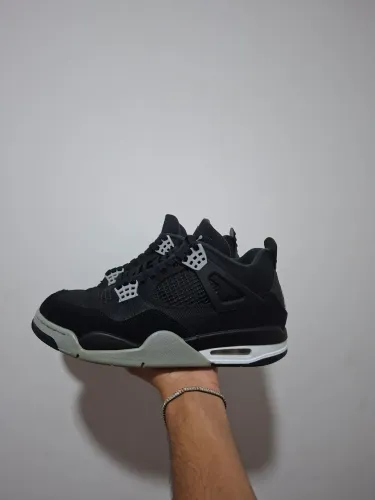Air Jordan 4 Black Canvas Original Nike