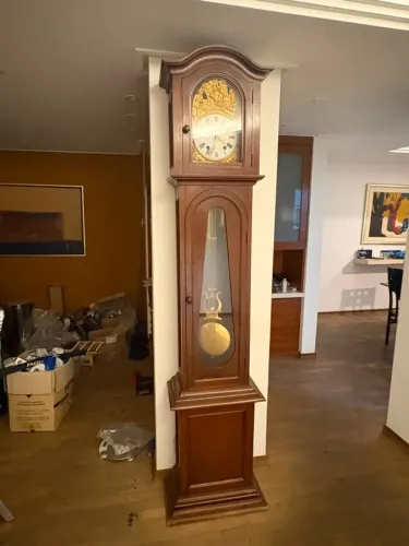 Relógio Antigo de Coluna Francês - Colecionador Grandfather Clock