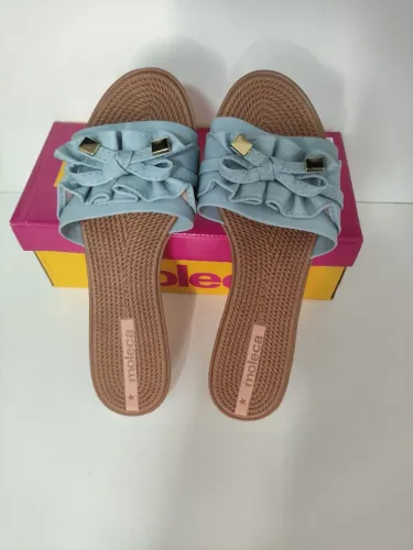 Chinelo Rasteira Feminina Slide Laço