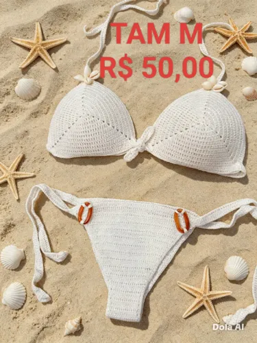 Biquíni em crochê